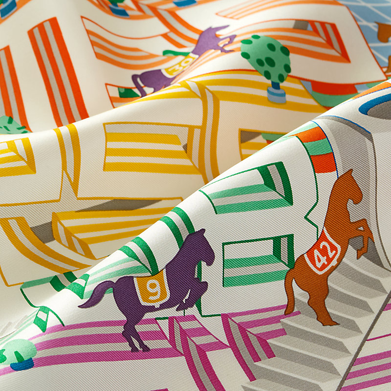 Hermes scarf with deals horses